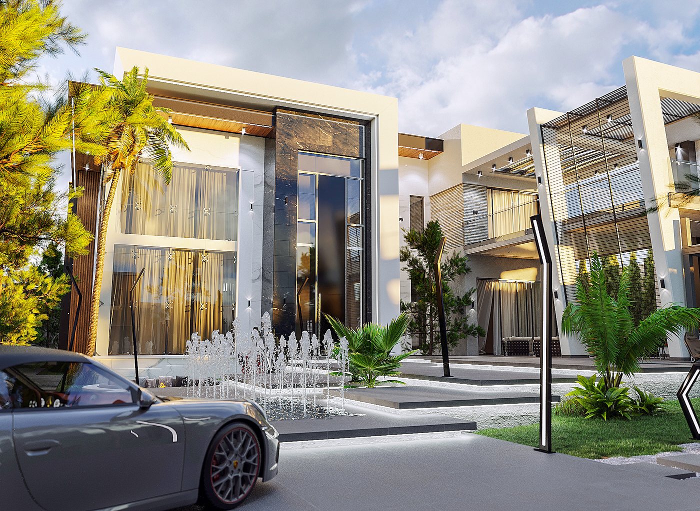 LUXURY MODERN — Neoclassical villa design, 411 m², 2024