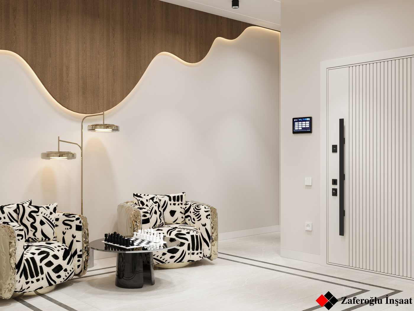 Koroghlu Project — интерьер квартиры (неоклассика), 193 м², 2024