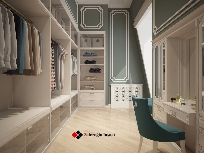 Samear project, стиль неоклассика, 170 м², 2023 г.: планировочные решения, кадр 5 из 6