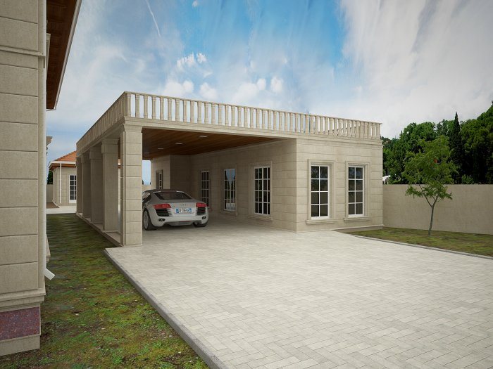 Sea Breeze project, Architectural style, 492 m², 2023: layout solutions of the villa design, shot 5 of 6