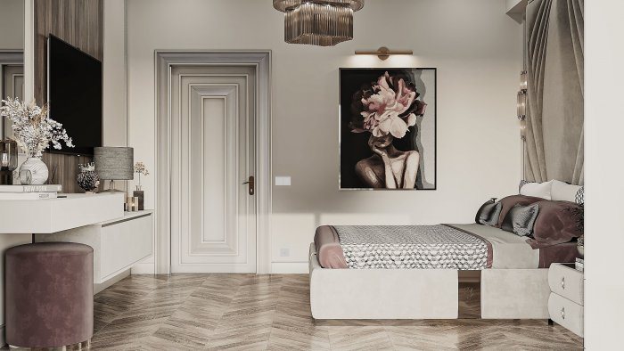 Деталь: интерьер квартиры — My HOM (стиль неоклассика, 190 м², 2023 г.), кадр 2 из 6