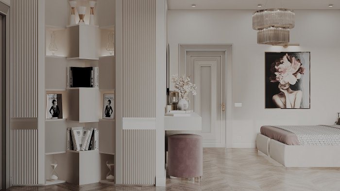 My HOM, стиль неоклассика, 190 м², 2023 г.: планировочные решения, кадр 5 из 6