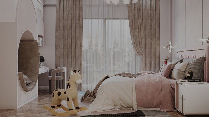 Вид 3 из 6 на объекте Klarck project — стиль неоклассика, 95 м², 2023 г.
