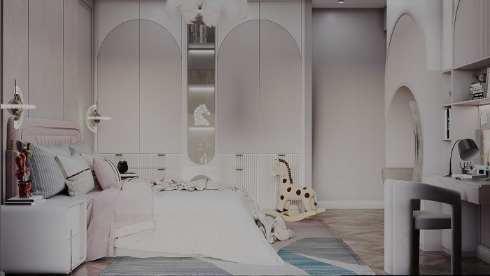 Стиль неоклассика, 95 м², 2023 г. — Klarck project, кадр 4 из 6