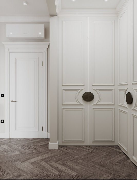 Yatack project, кадр 6 из 6: интерьер квартиры, стиль неоклассика, 144 м²