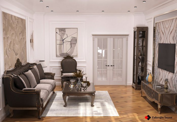 Стиль неоклассика, 145 м², 2023 г. — Ultra Lux project, кадр 4 из 6