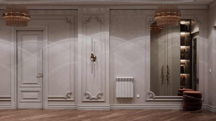 Neoklassik üslub, 95 m², 2023 — Kveral project, kadr 4/6