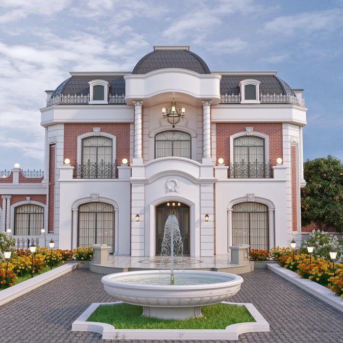 Brisrol project — Neoclassical villa design, 411 m², 2024