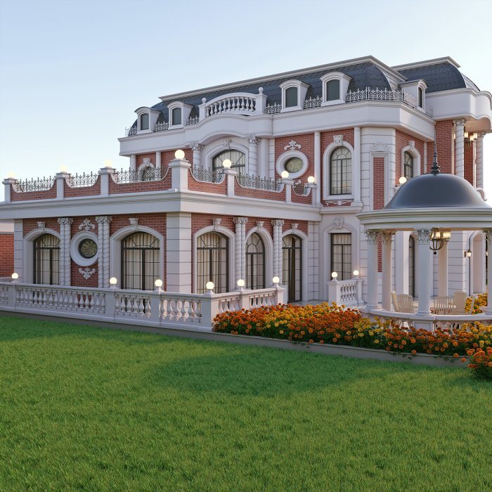Neoclassical style, 411 m², 2024 — Brisrol project, shot 4 of 5