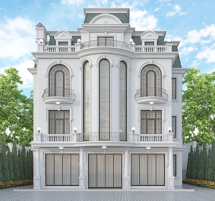 View 3 of 3 from Classic villa project — Classic style, 423 m², 2024