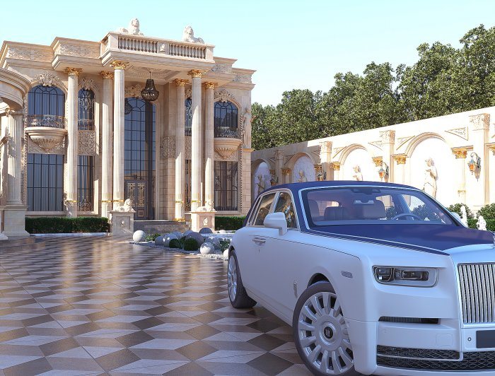 Baroque project — Neoclassical villa design, 568 m², 2024