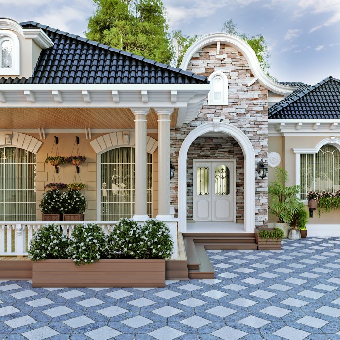 View 3 of 6 from Fairy Tale House 2 project — Neoclassical style, 368 m², 2024