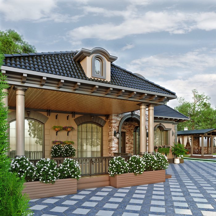 Fairy Tale House 2 project, shot 6 of 6: Neoclassical villa design, 368 m²