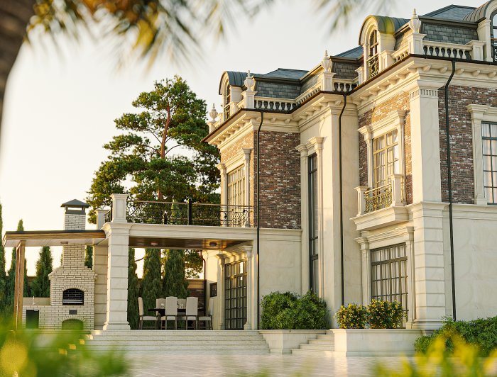 Mardakan project — Neoclassical villa design, 475 m², 2024