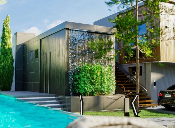LUXURY MODERN, кадр 6 из 7: проект виллы, стиль неоклассика, 411 м²