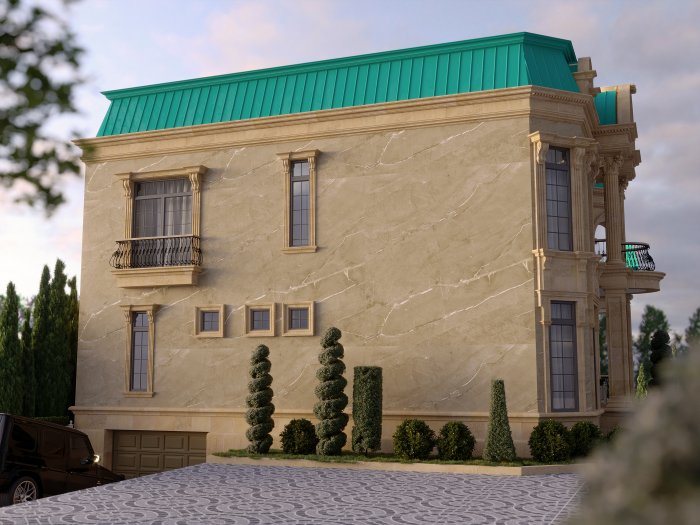 View 3 of 6 from Shuvelan project — Neoclassical style, 568 m², 2024