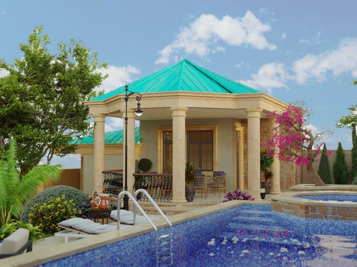 Shuvelan project, shot 6 of 6: Neoclassical villa design, 568 m²