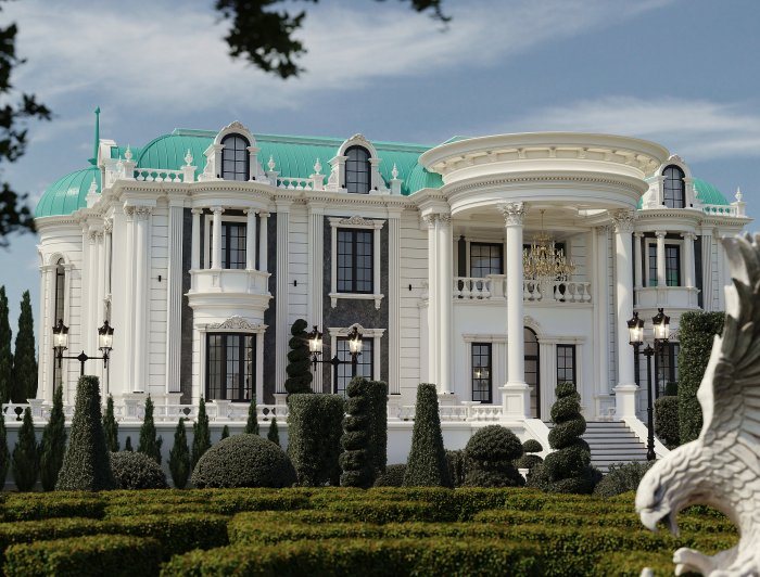 View 3 of 4 from Tiffany House project — Neoclassical style, 858 m², 2024