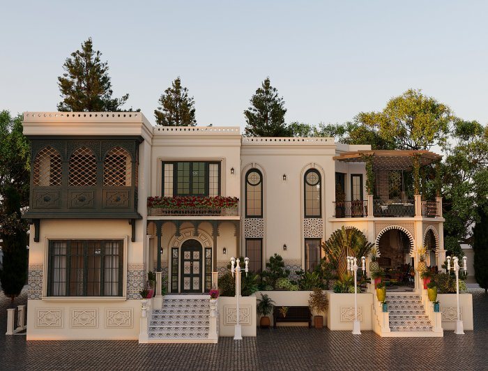 Sharg project — Neoclassical villa design, 311 m², 2024