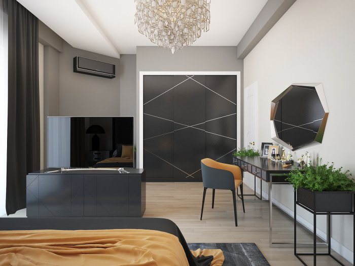 Mona Derm project, кадр 6 из 6: интерьер квартиры, стиль модерн, 150 м²