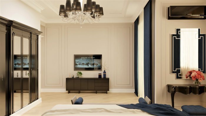 Деталь: интерьер квартиры — Natech design (стиль неоклассика, 260 м², 2023 г.), кадр 2 из 6